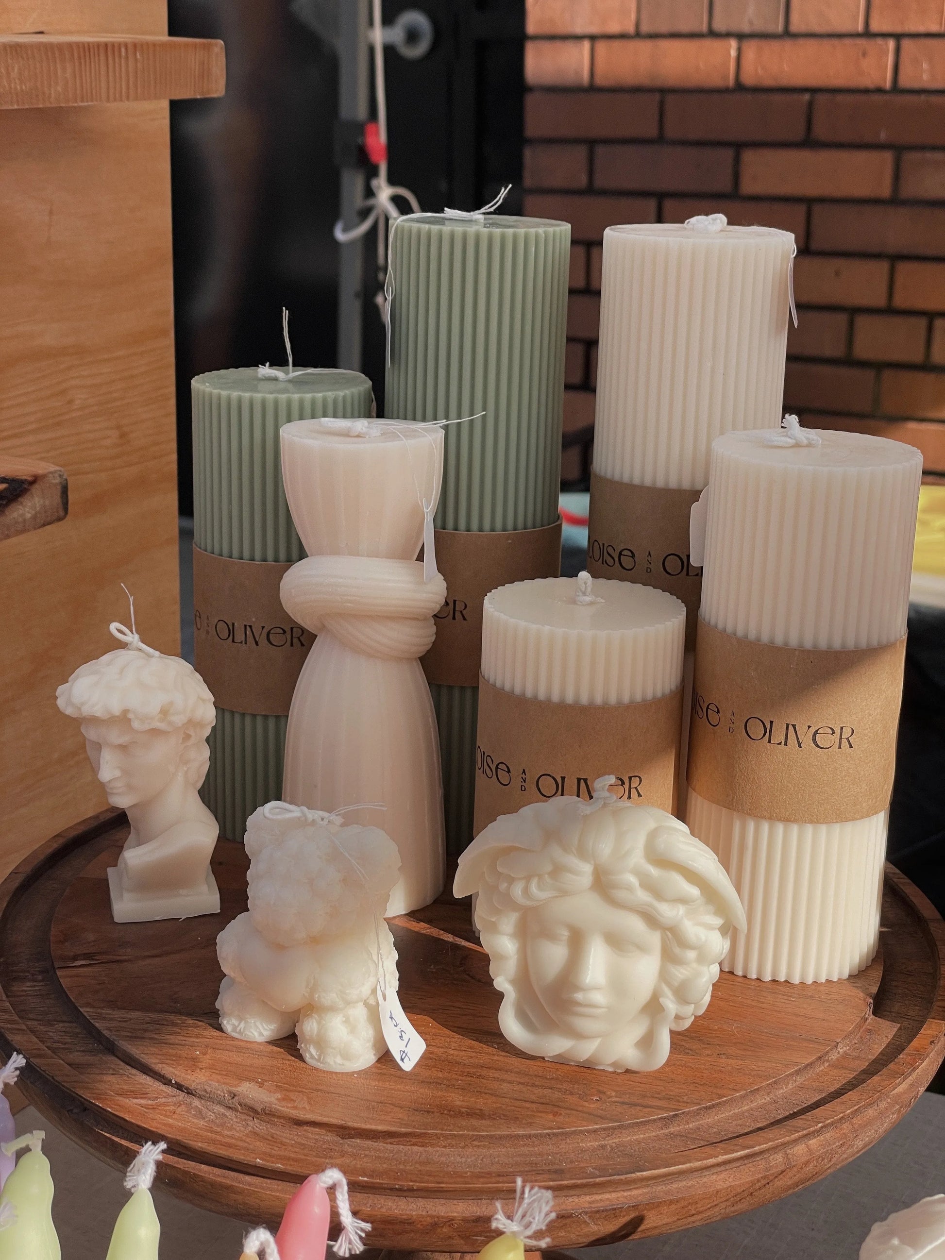 Medusa Eloise and Oliver Sculpture Candle art-noise.myshopify.com medusa Medusa Eloise and Oliver Sculpture Candle art-noise.myshopify.com medusa