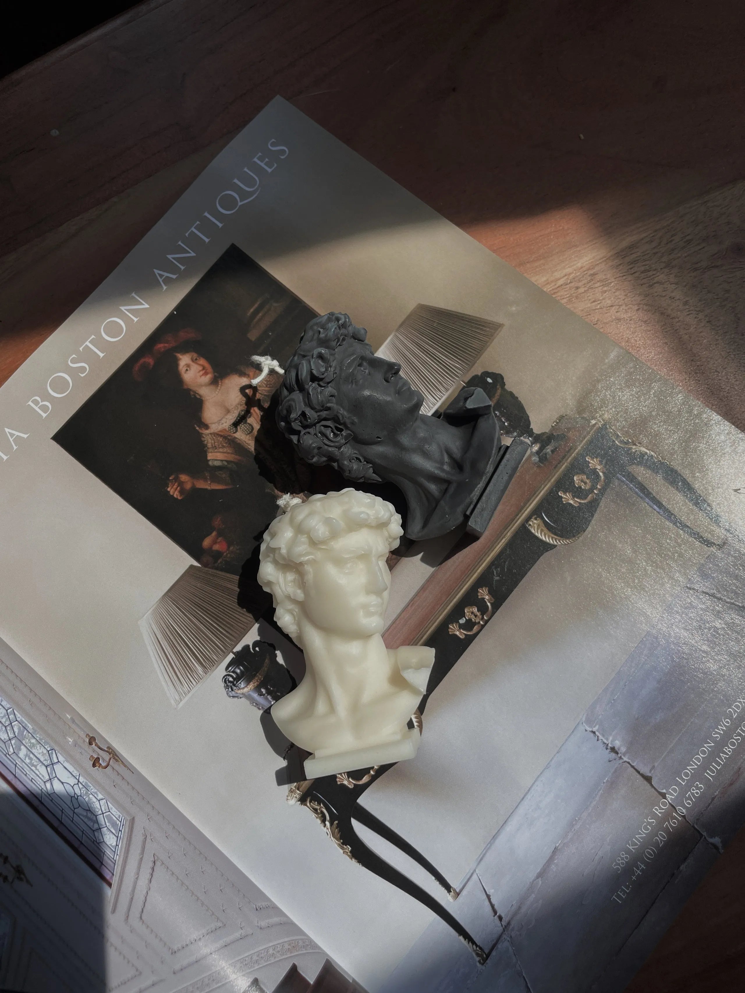 David Bust Eloise and Oliver Sculpture Candle art-noise.myshopify.com david-bust David Bust Eloise and Oliver Sculpture Candle art-noise.myshopify.com david-bust