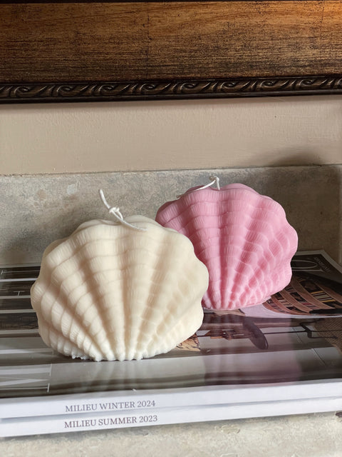 Ocean Shell Eloise and Oliver Decorative Candle art-noise.myshopify.com ocean-shell
