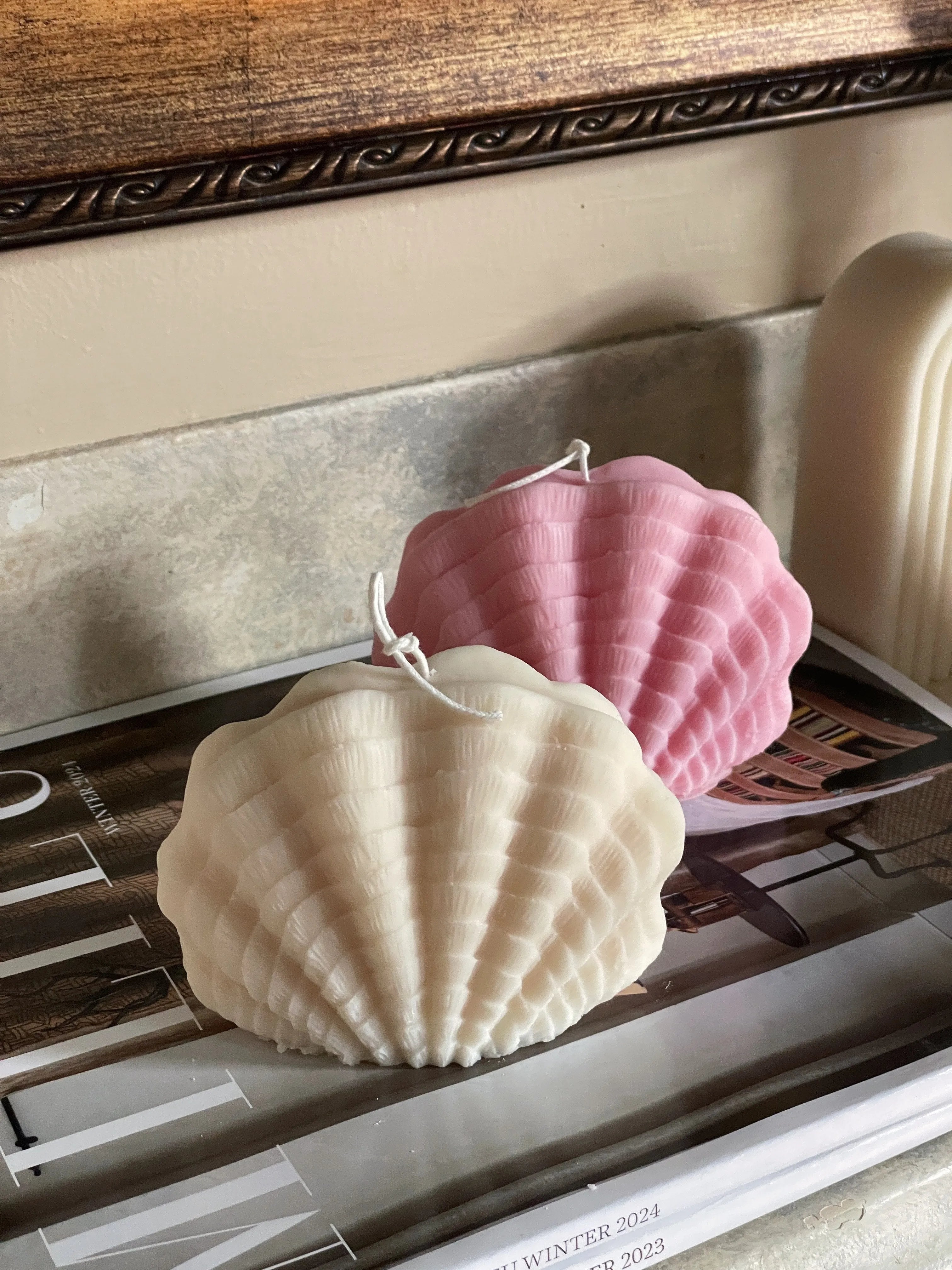 Ocean Shell Eloise and Oliver Decorative Candle art-noise.myshopify.com ocean-shell Ocean Shell Eloise and Oliver Decorative Candle art-noise.myshopify.com ocean-shell