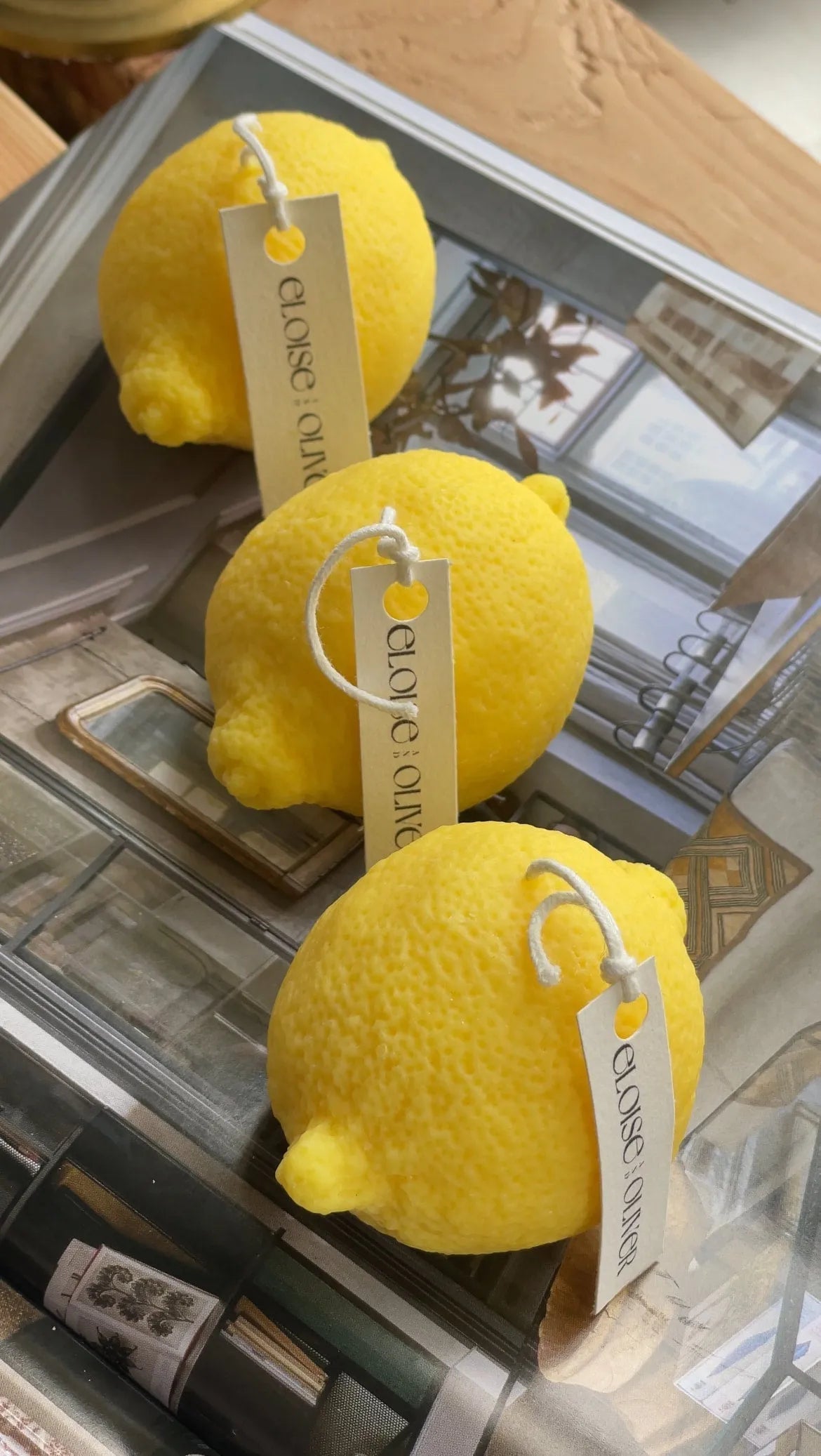 Lemon Eloise and Oliver Decorative Candle art-noise.myshopify.com lemon Lemon Eloise and Oliver Decorative Candle art-noise.myshopify.com lemon