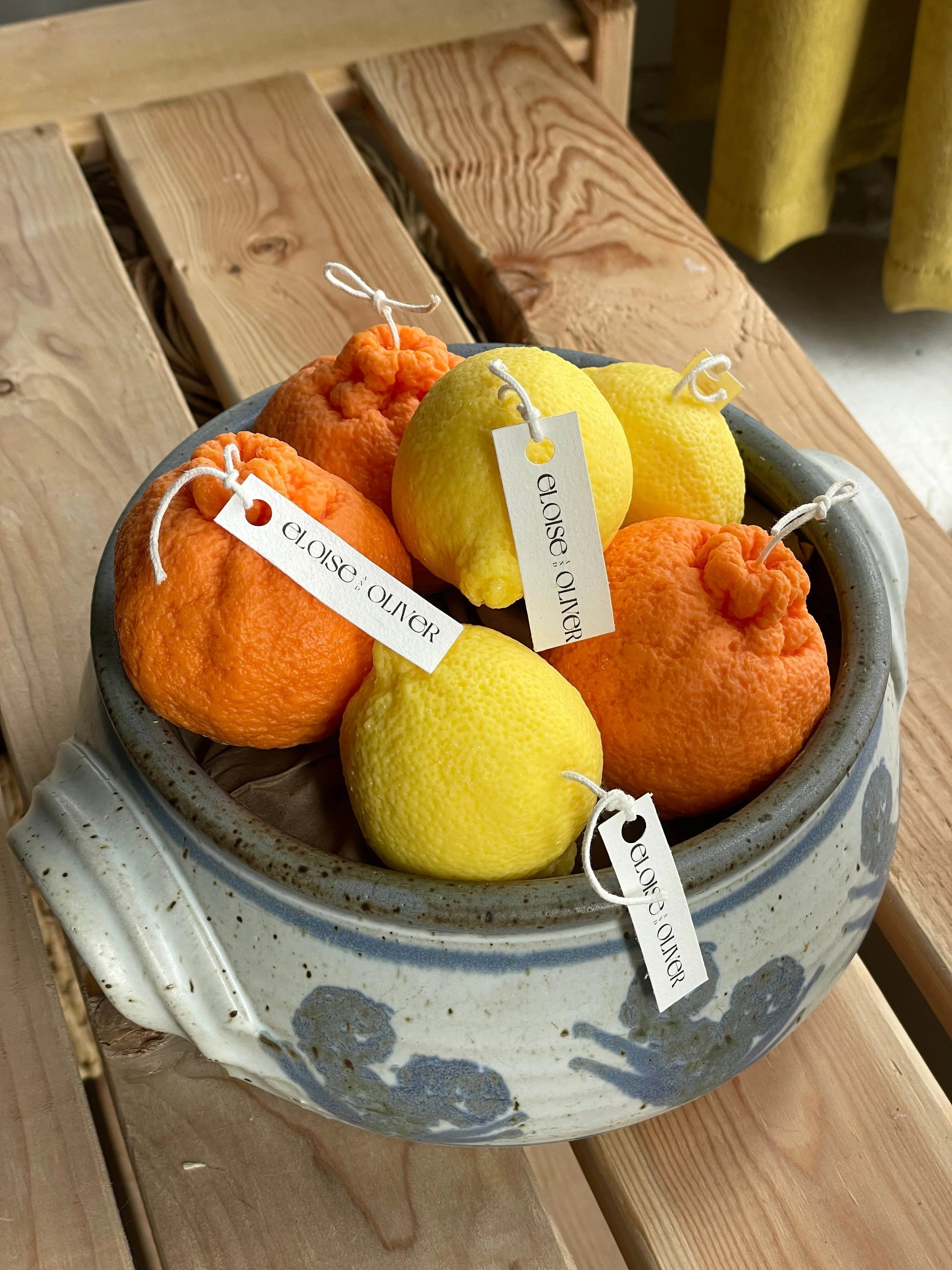 Lemon Eloise and Oliver Decorative Candle art-noise.myshopify.com lemon Lemon Eloise and Oliver Decorative Candle art-noise.myshopify.com lemon