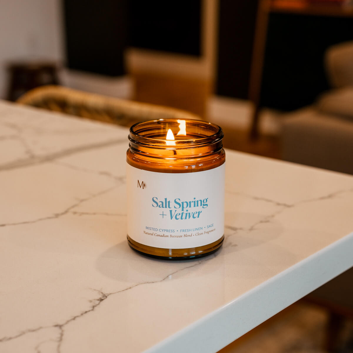 Salt Spring + Vetiver Candle Jar