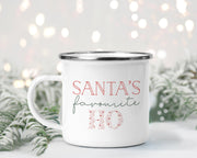 Santa's favourite HO Enamel Mug Creativien product_type art-noise.myshopify.com santas-favourite-ho-enamel-mug