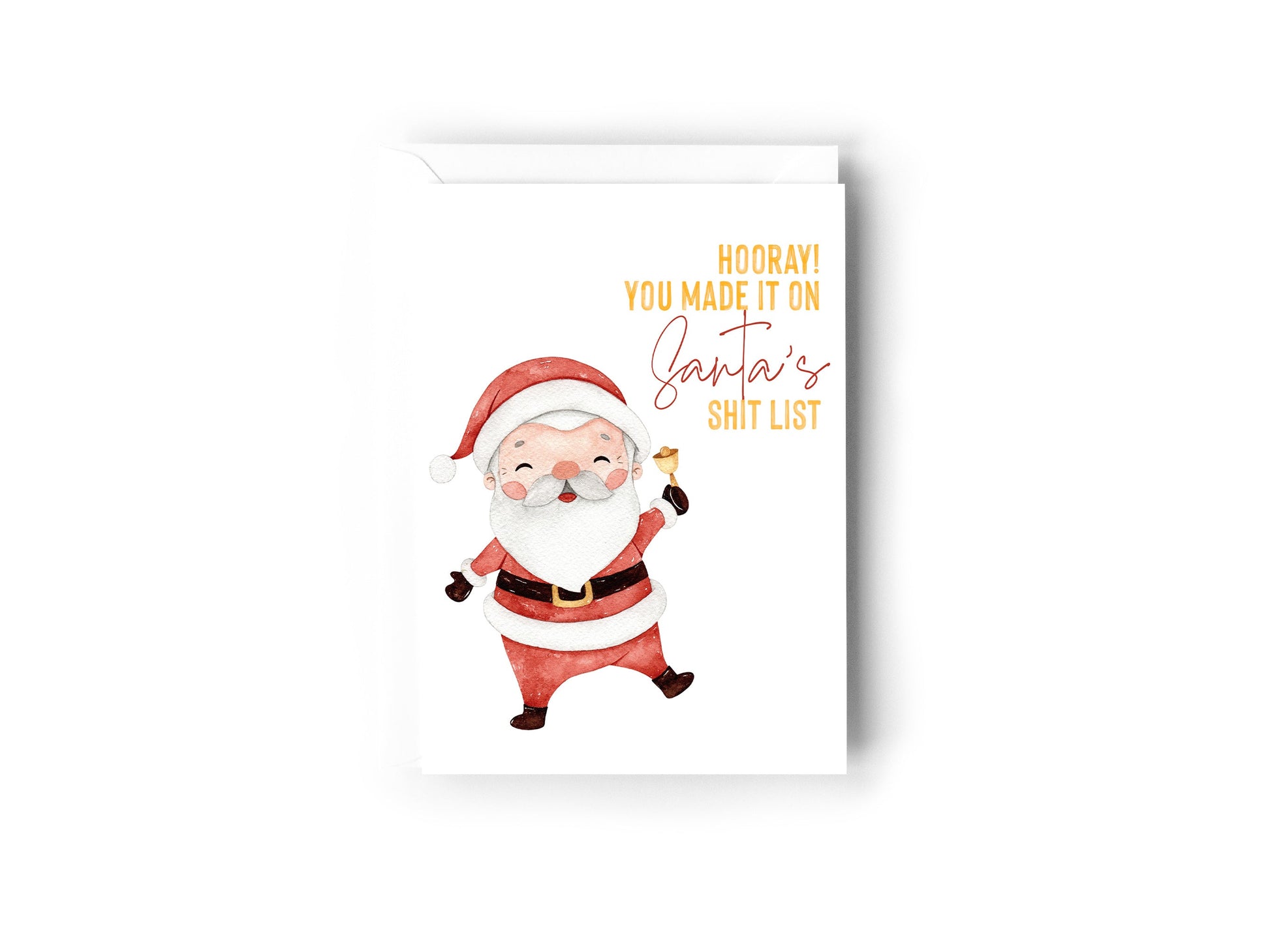 Hooray you made it in Santa’s shit list Creativien product_type art-noise.myshopify.com hooray-you-made-it-in-santa-s-shit-list