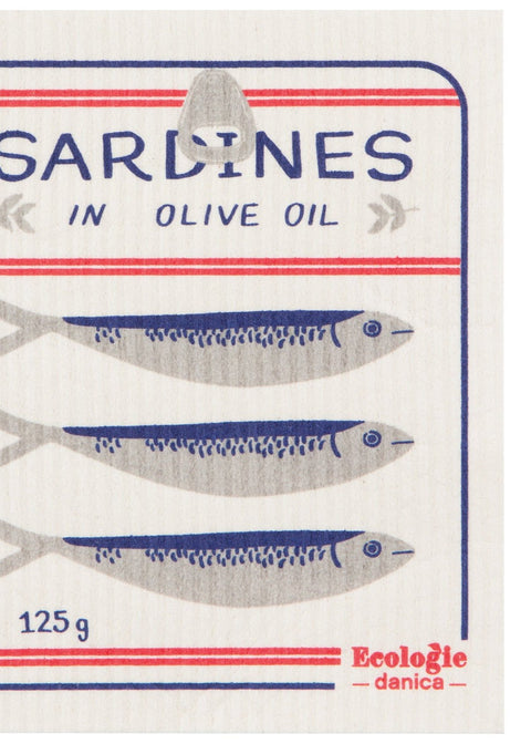 Sardine Swedish Dishcloth Clementine Home Floral Gift product_type art-noise.myshopify.com sardine-swedish-dishcloth