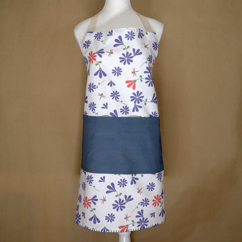 Shy Dragonfly: Washable Cotton Apron-4 Colors