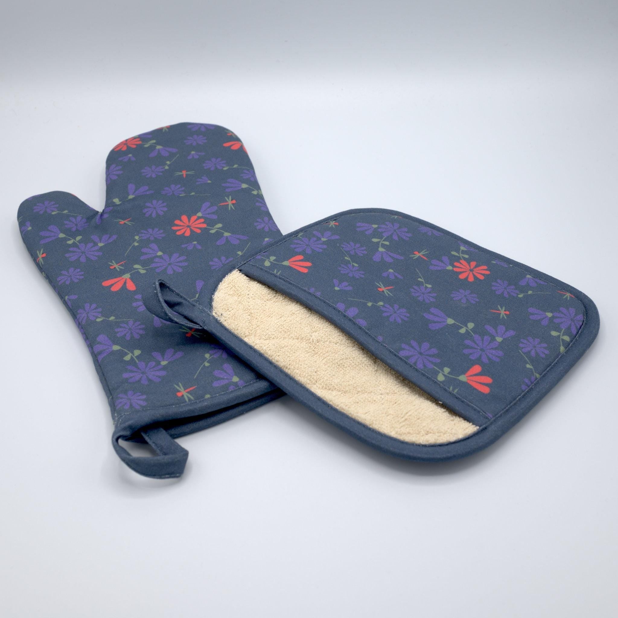 Shy Dragonfly-Oven Mitts & Pot Holders-4 Colors