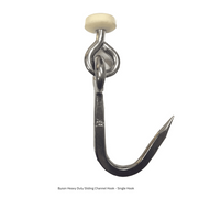 Byson Heavy Duty Sliding Channel Hooks - Pack of 4