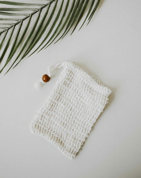 Sisal Soap Saver Bag Zero Waste MVMT Soap Bag art-noise.myshopify.com sisal-soap-saver-bag