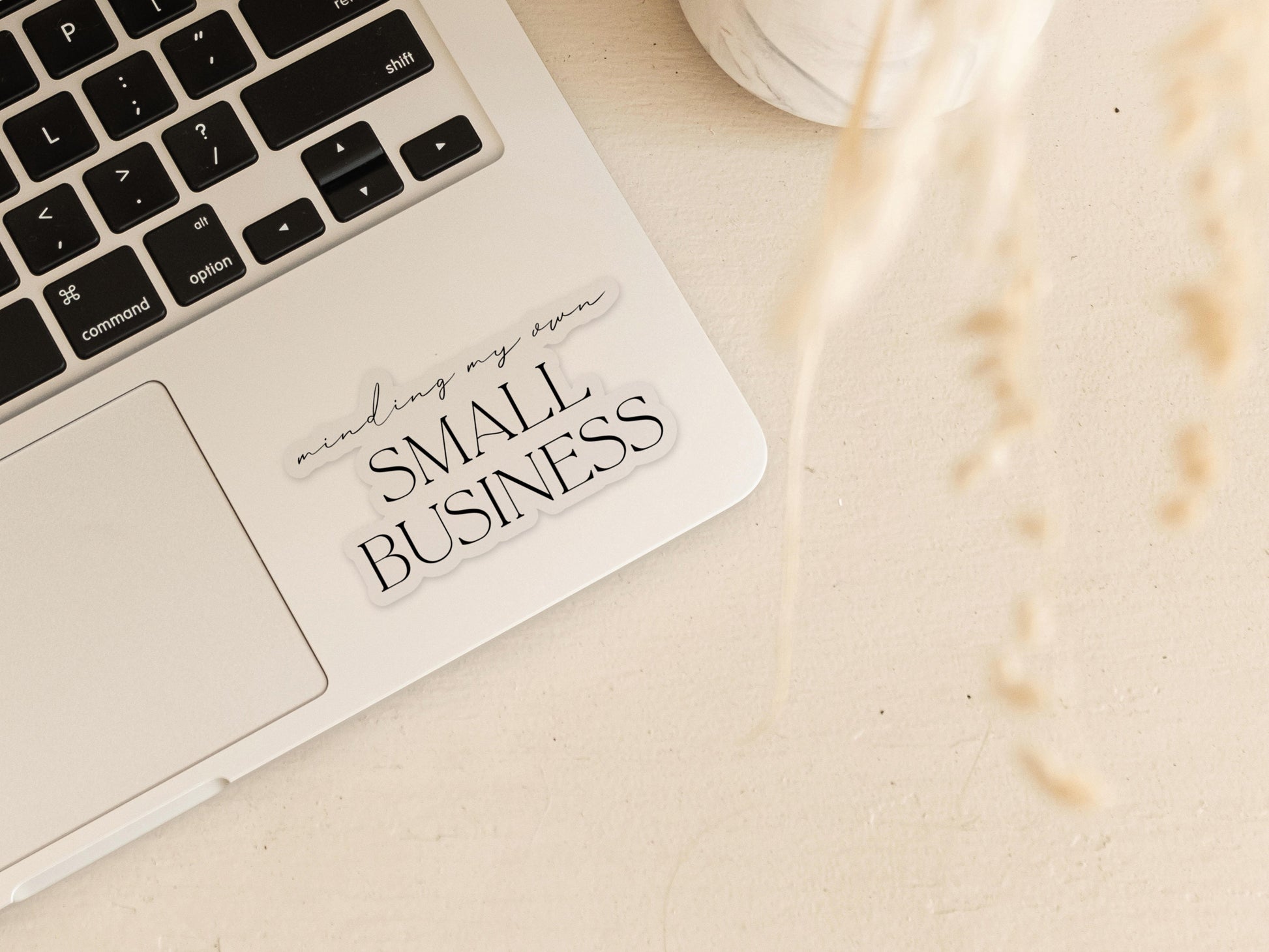 Minding my own small Business Vinyl Sticker Creativien Stickers art-noise.myshopify.com minding-my-own-small-business-vinyl-sticker