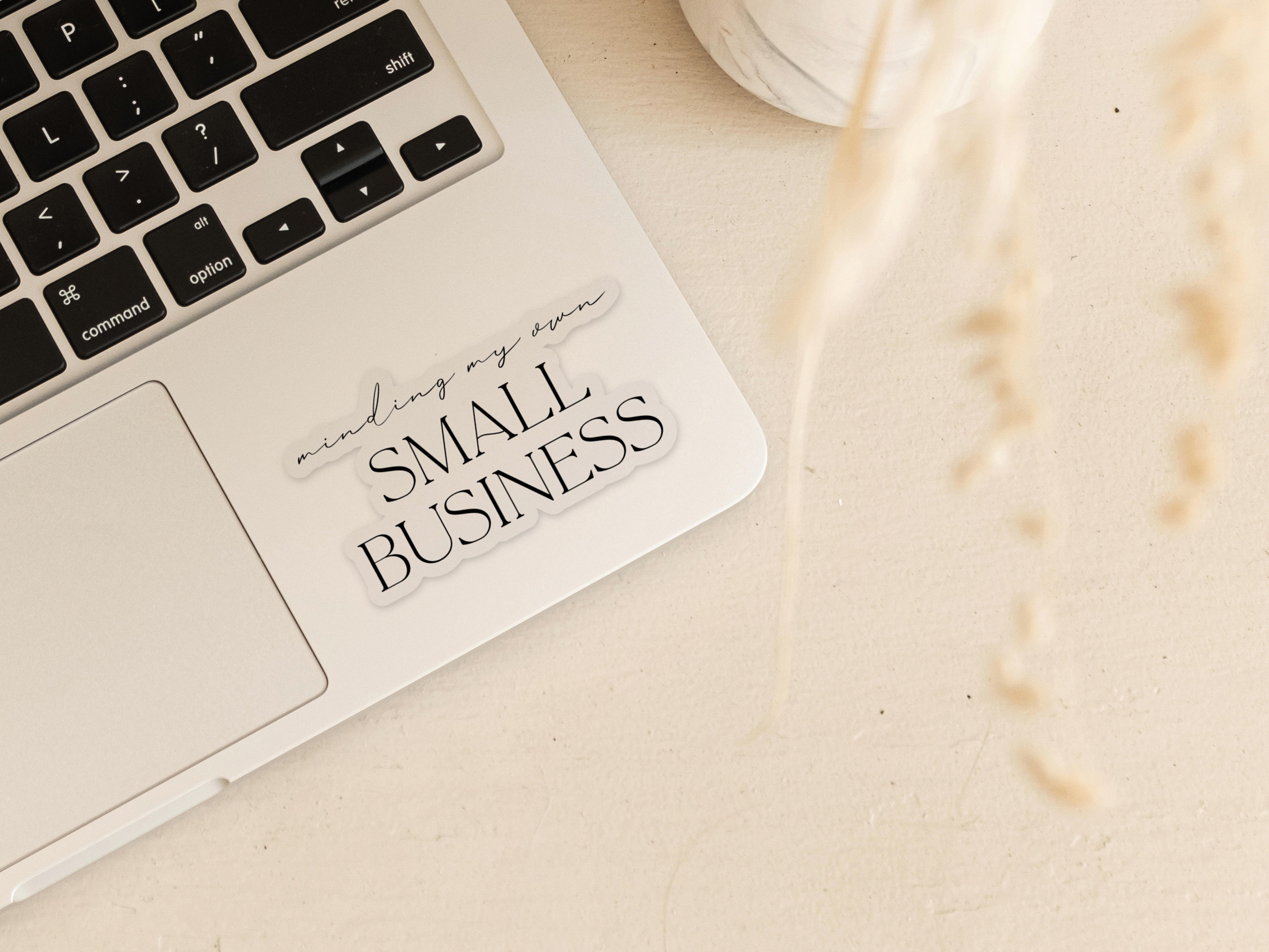 Minding my own small Business Vinyl Sticker Creativien Stickers art-noise.myshopify.com minding-my-own-small-business-vinyl-sticker