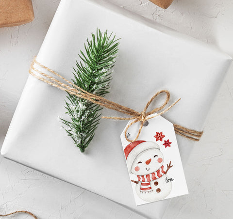 Snowman Gift Tags
