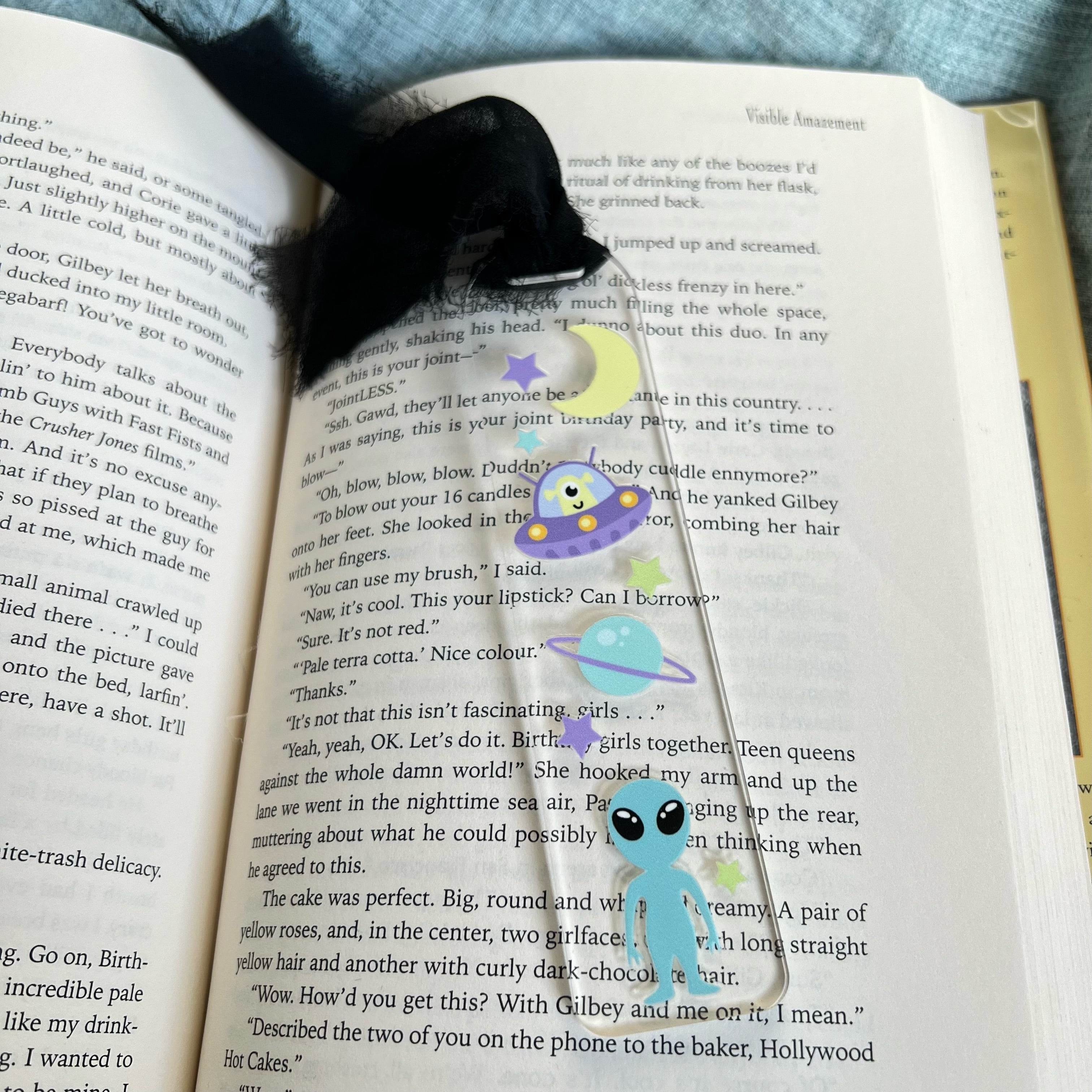 Alien Space Bookmark