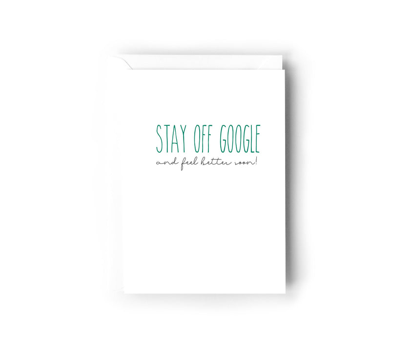 Stay off Google Card