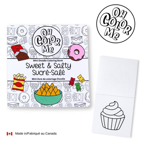 Oh Color Me - Mini Coloring Book - Sweet & Salty