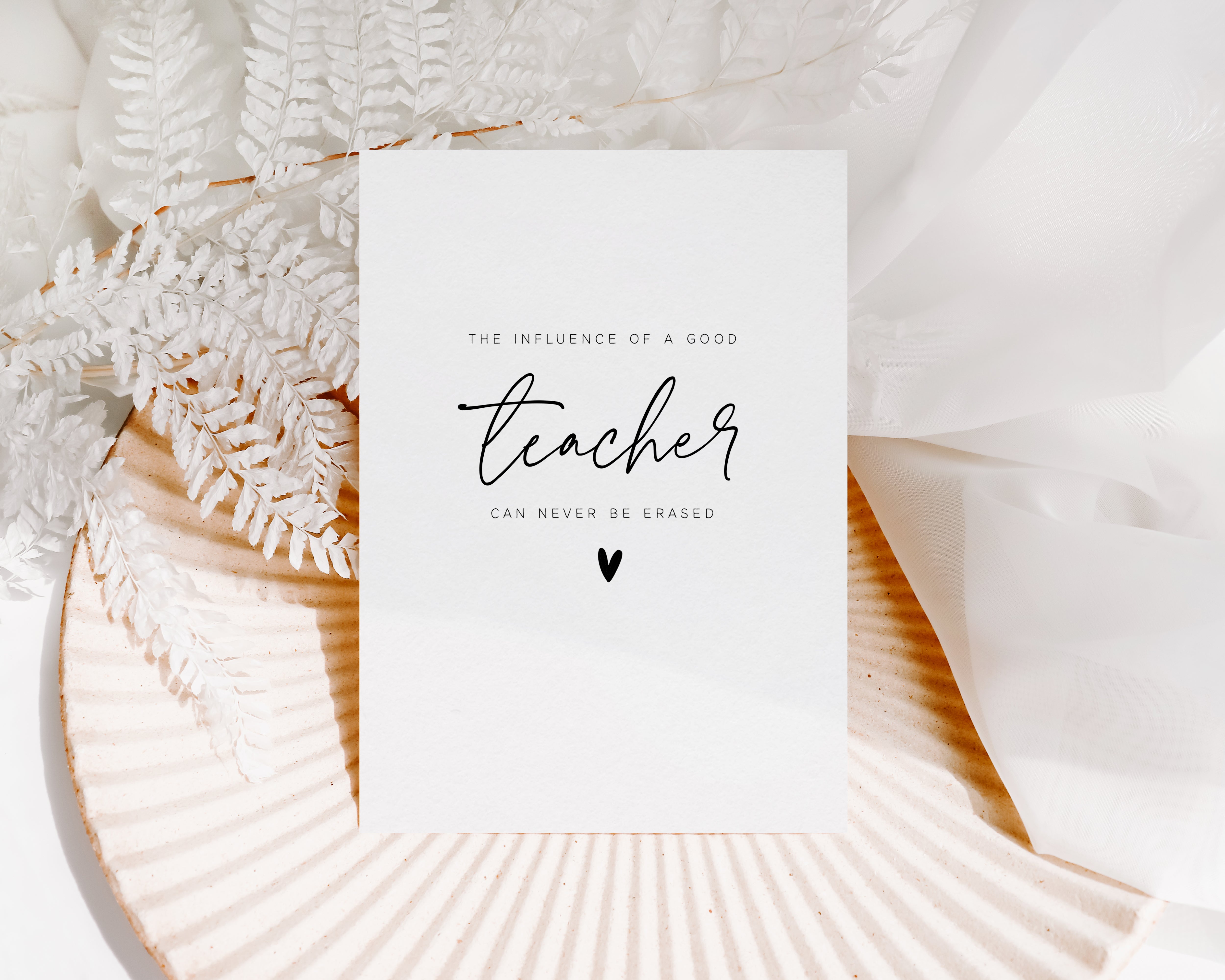 The influence of a good teacher can never be erased Creativien product_type art-noise.myshopify.com the-influence-of-a-good-teacher-can-never-be-erased