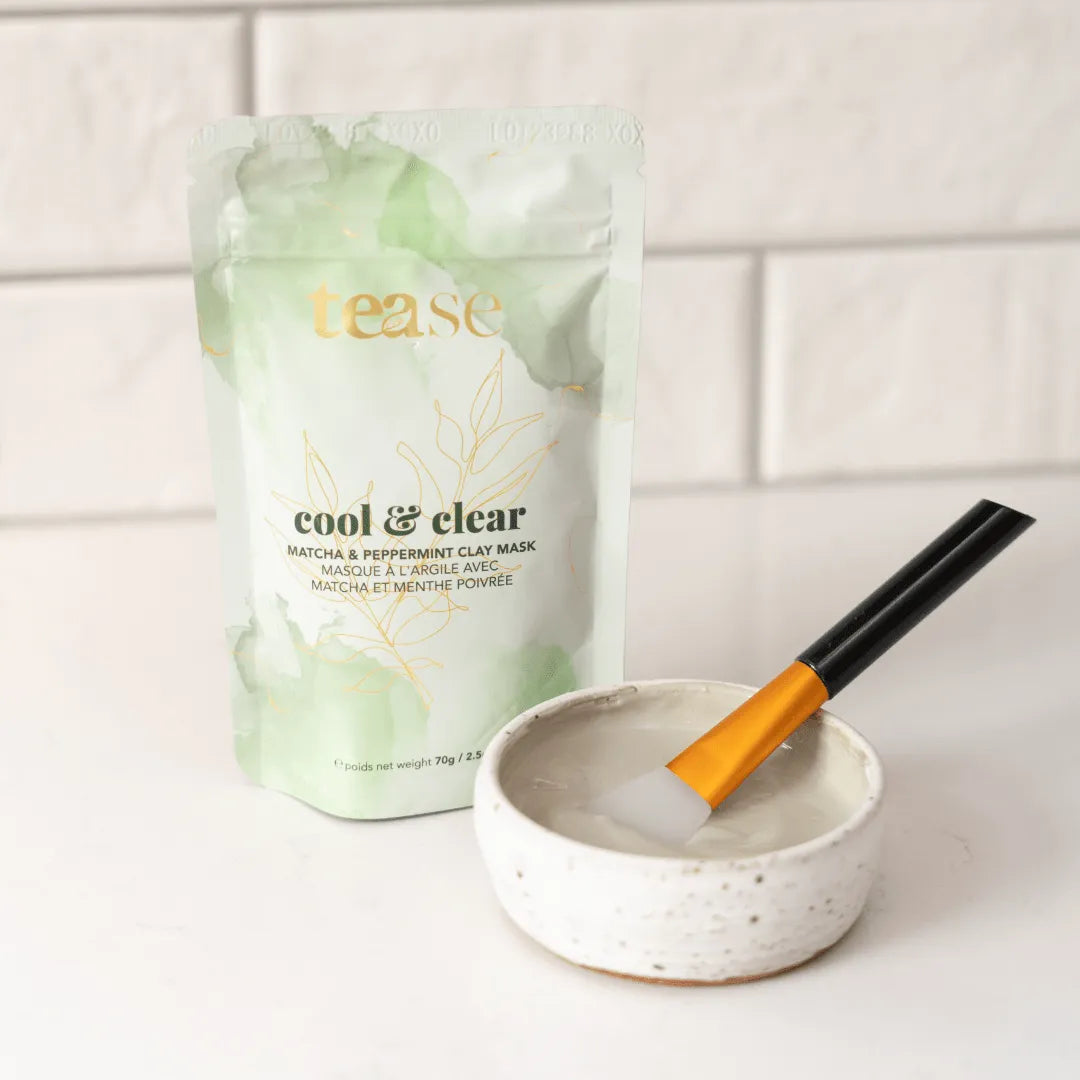  Cool & Clear Matcha Face Mask Tease - Tea Inspired Wellness & Beauty blended green tea art-noise.myshopify.com cool-clear-matcha-face-mask