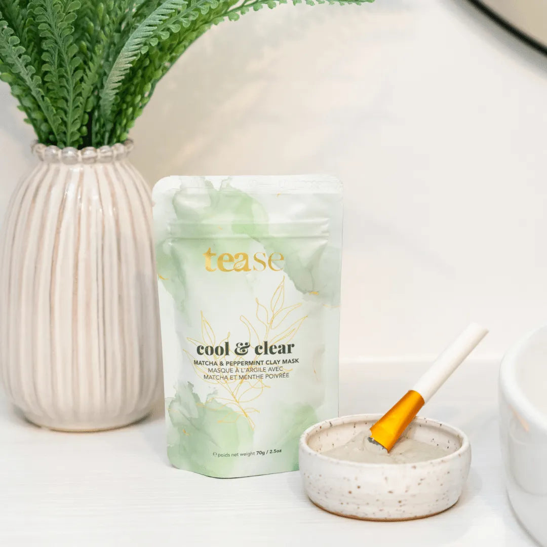  Cool & Clear Matcha Face Mask Tease - Tea Inspired Wellness & Beauty blended green tea art-noise.myshopify.com cool-clear-matcha-face-mask