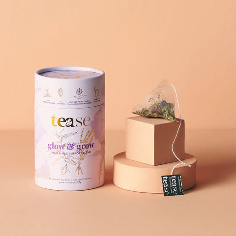  Glow & Grow Tease - Tea Inspired Wellness & Beauty Natural Tea Blend art-noise.myshopify.com glow-grow