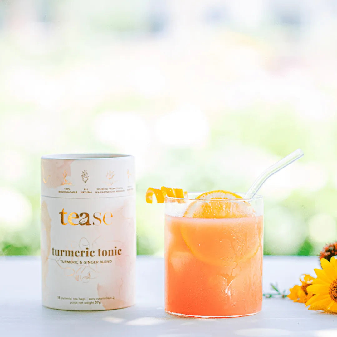 Turmeric Tonic Tease - Tea Inspired Wellness & Beauty blended green tea art-noise.myshopify.com turmeric-tonic
