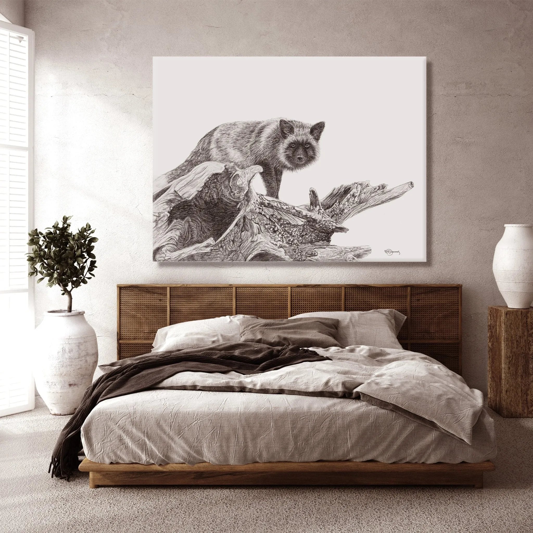 The silver fox LE NID atelier illustration art-noise.myshopify.com the-silver-fox The silver fox LE NID atelier illustration art-noise.myshopify.com the-silver-fox