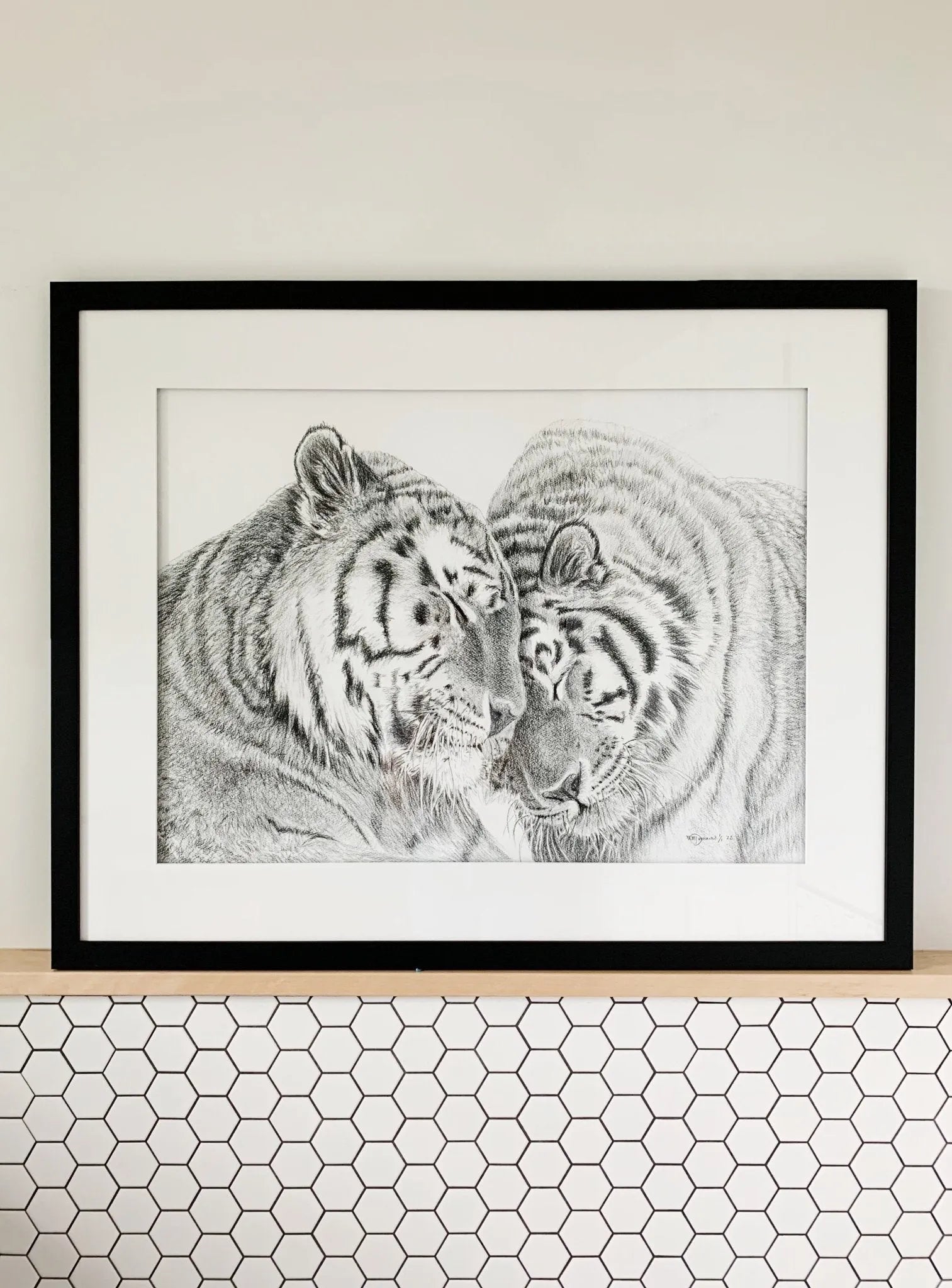  Tigers - Amur Tigers illustration - collaboration with  La Fondation du Zoo de Granby LE NID atelier illustration art-noise.myshopify.com tigers-amur-tigers-illustration-collaboration-with-la-fondation-du-zoo-de-granby