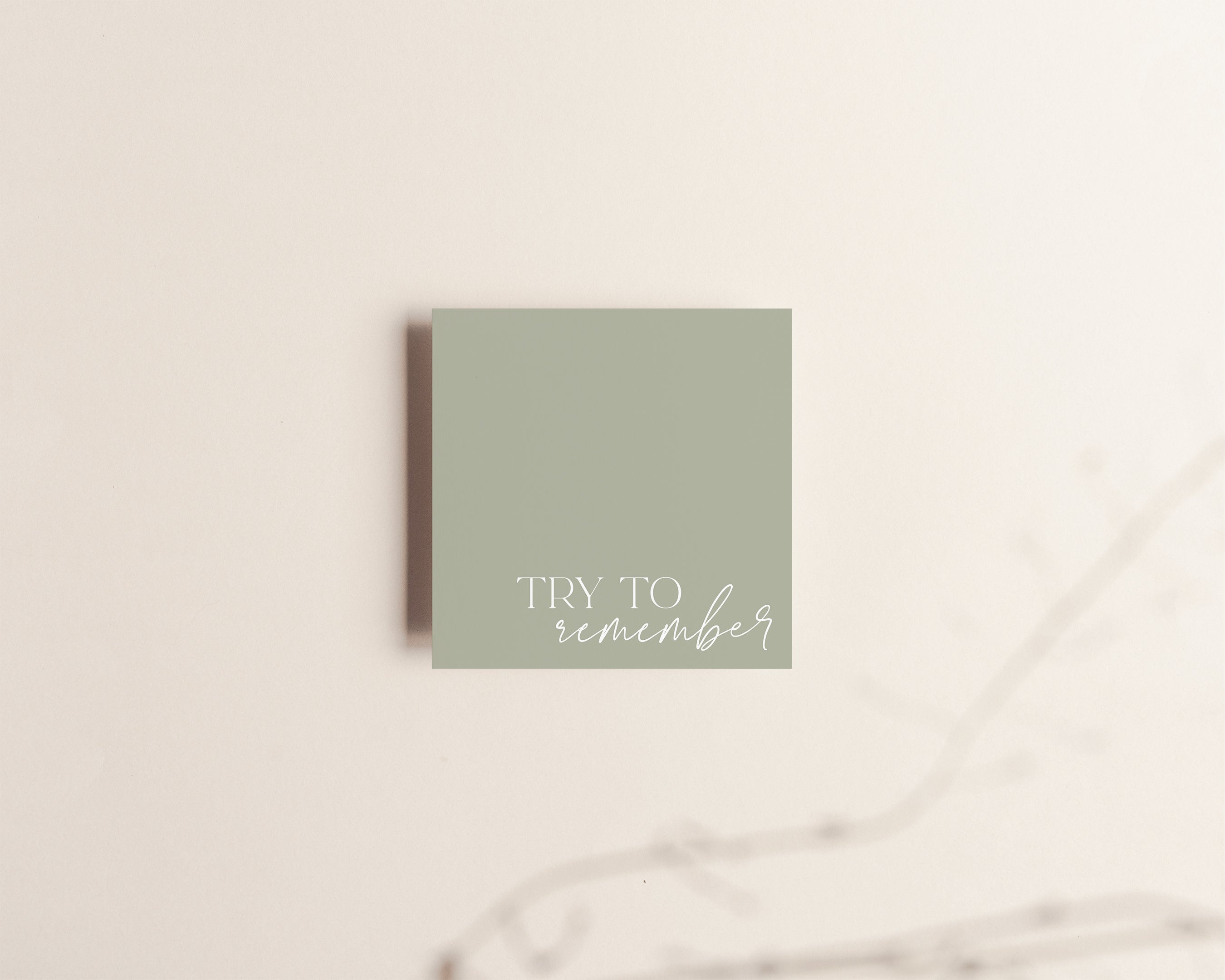 Try to Remember Sticky Notes Creativien Paper Goods art-noise.myshopify.com try-to-remember-sticky-notes