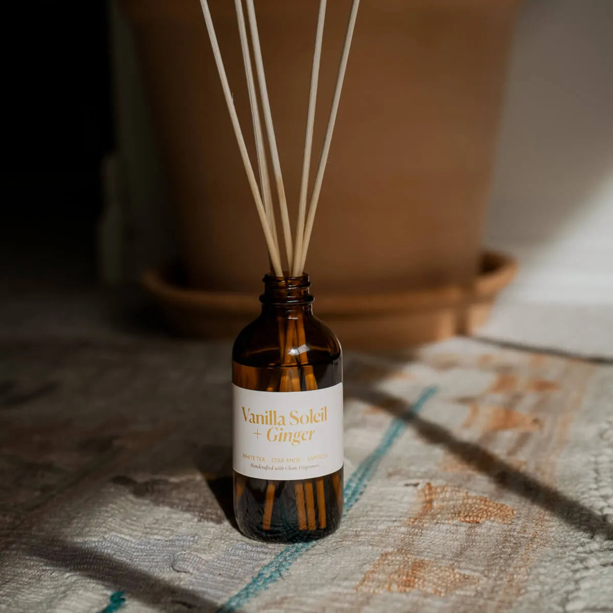  Vanilla Soleil + Ginger Reed Diffuser Misiyo Candle Co Reed Diffusers art-noise.myshopify.com vanilla-soleil-ginger-reed-diffuser