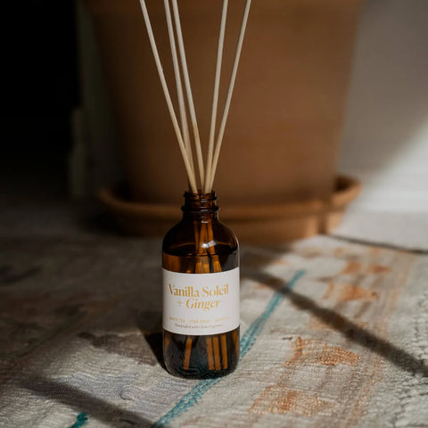  Vanilla Soleil + Ginger Reed Diffuser Misiyo Candle Co Reed Diffusers art-noise.myshopify.com vanilla-soleil-ginger-reed-diffuser
