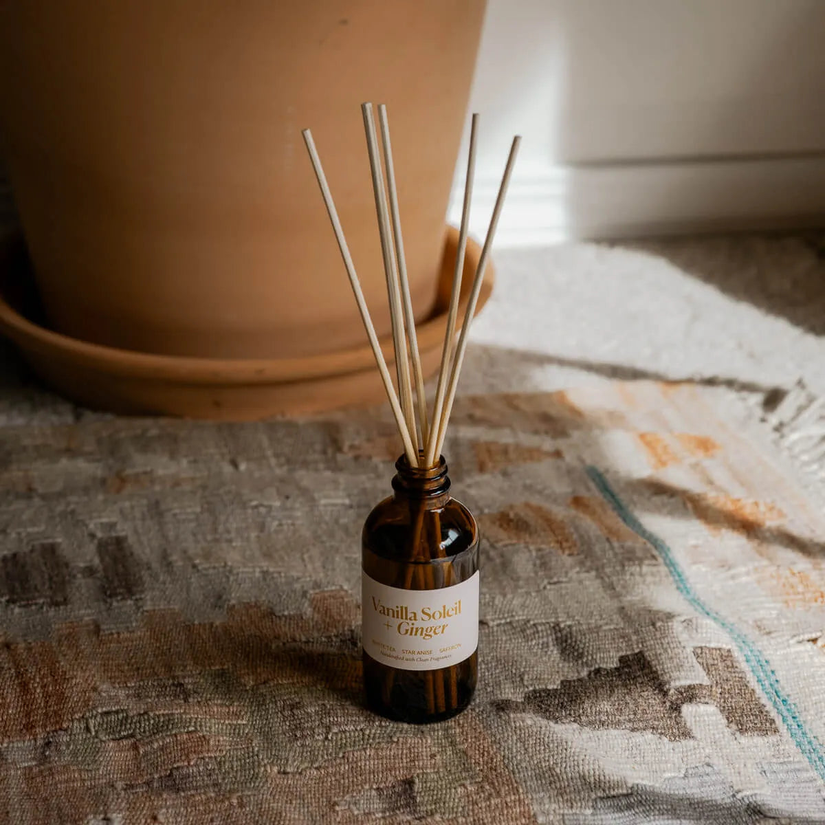  Vanilla Soleil + Ginger Reed Diffuser Misiyo Candle Co Reed Diffusers art-noise.myshopify.com vanilla-soleil-ginger-reed-diffuser