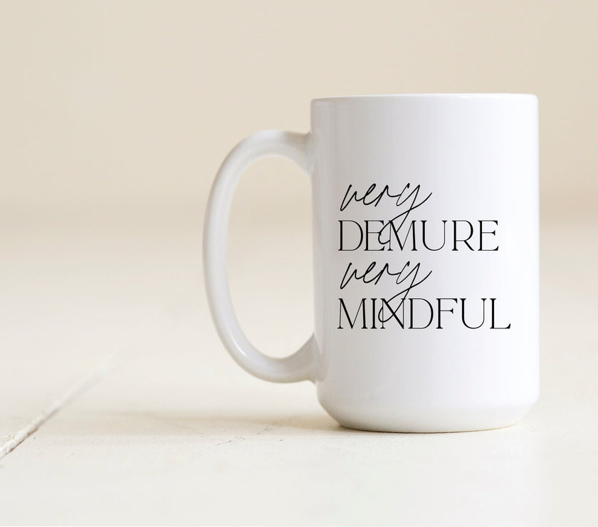 very demure, very mindful mug