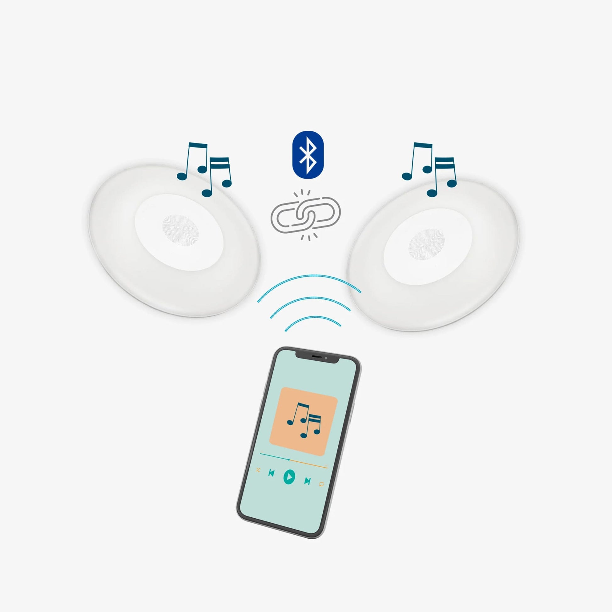 Wally Play Disk<br> Bluetooth Transmitter for Pool Nüline Distribution Bluetooth Transmitters art-noise.myshopify.com wally-play-disk-br-bluetooth-transmitter-for-pool