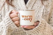 Warm and Cozy camper mug