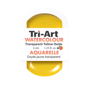Tri-Art Water Colour Pans - Transparent Yellow Oxide - 4 mL - Art Noise Tri-Art Water Colour Pans - Transparent Yellow Oxide - 4 mL Tri-Art Mfg.  art-noise.myshopify.com tri-art-water-colour-pans-transparent-yellow-oxide-4-ml