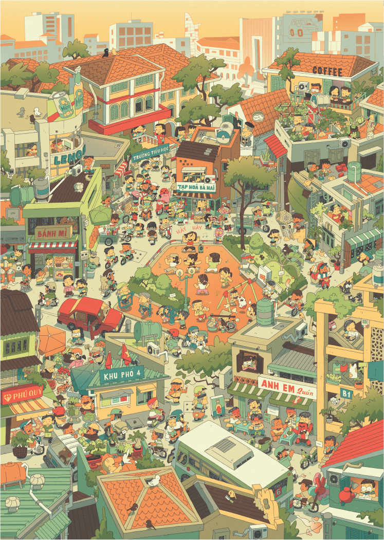 Life In Ho Chi Minh | 1,000 pcs