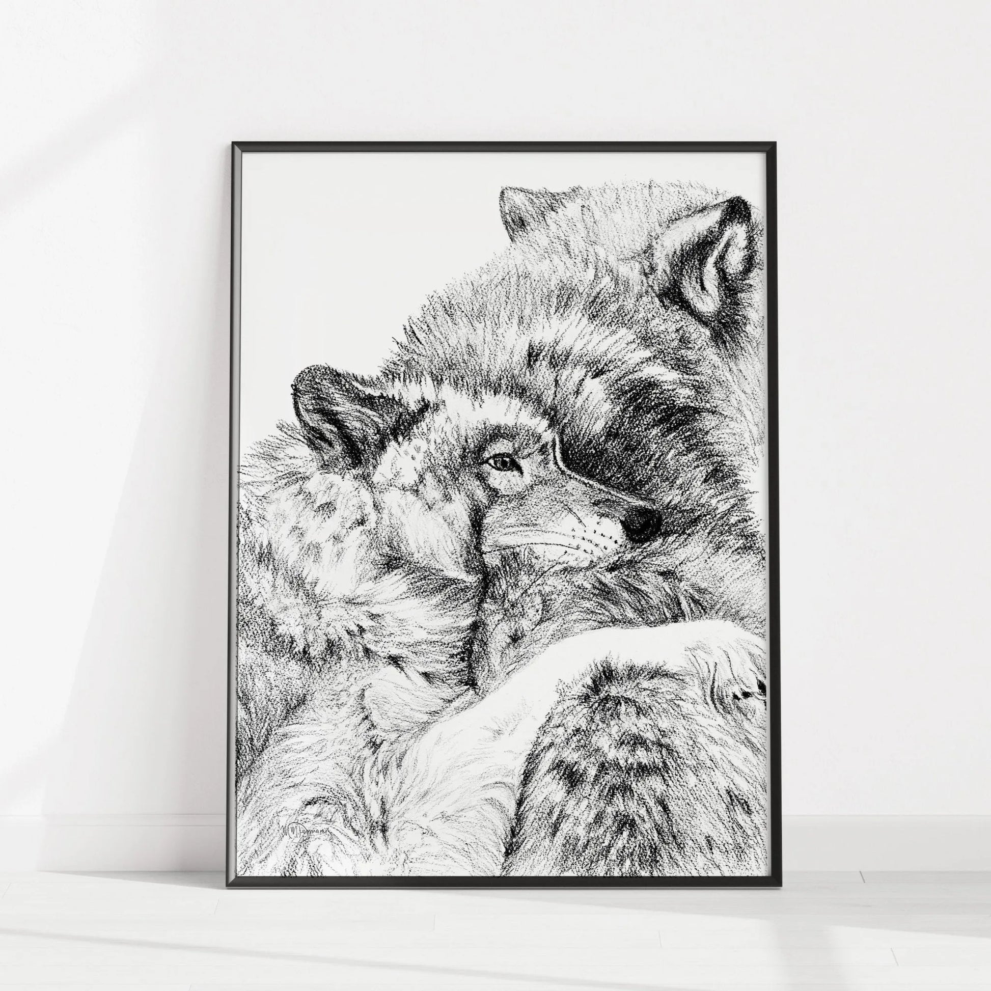 Wolf Cuddles LE NID atelier illustration art-noise.myshopify.com wolf-cuddles Wolf Cuddles LE NID atelier illustration art-noise.myshopify.com wolf-cuddles