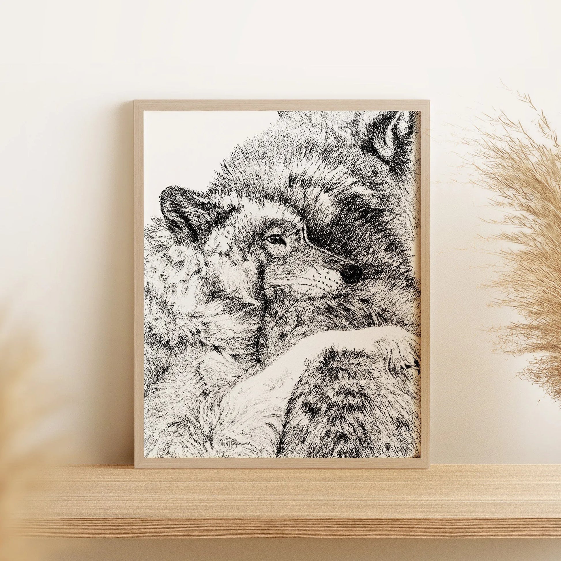 Wolf Cuddles LE NID atelier illustration art-noise.myshopify.com wolf-cuddles Wolf Cuddles LE NID atelier illustration art-noise.myshopify.com wolf-cuddles