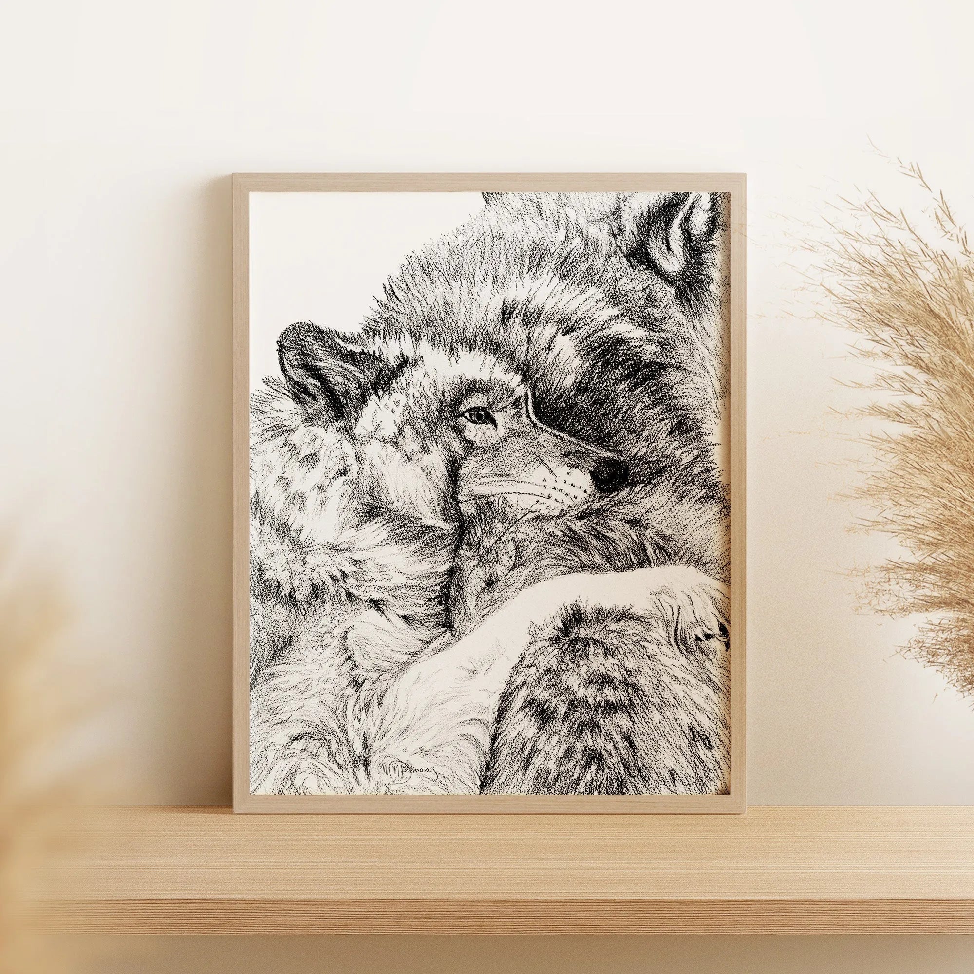 Wolf Cuddles LE NID atelier illustration art-noise.myshopify.com wolf-cuddles Wolf Cuddles LE NID atelier illustration art-noise.myshopify.com wolf-cuddles