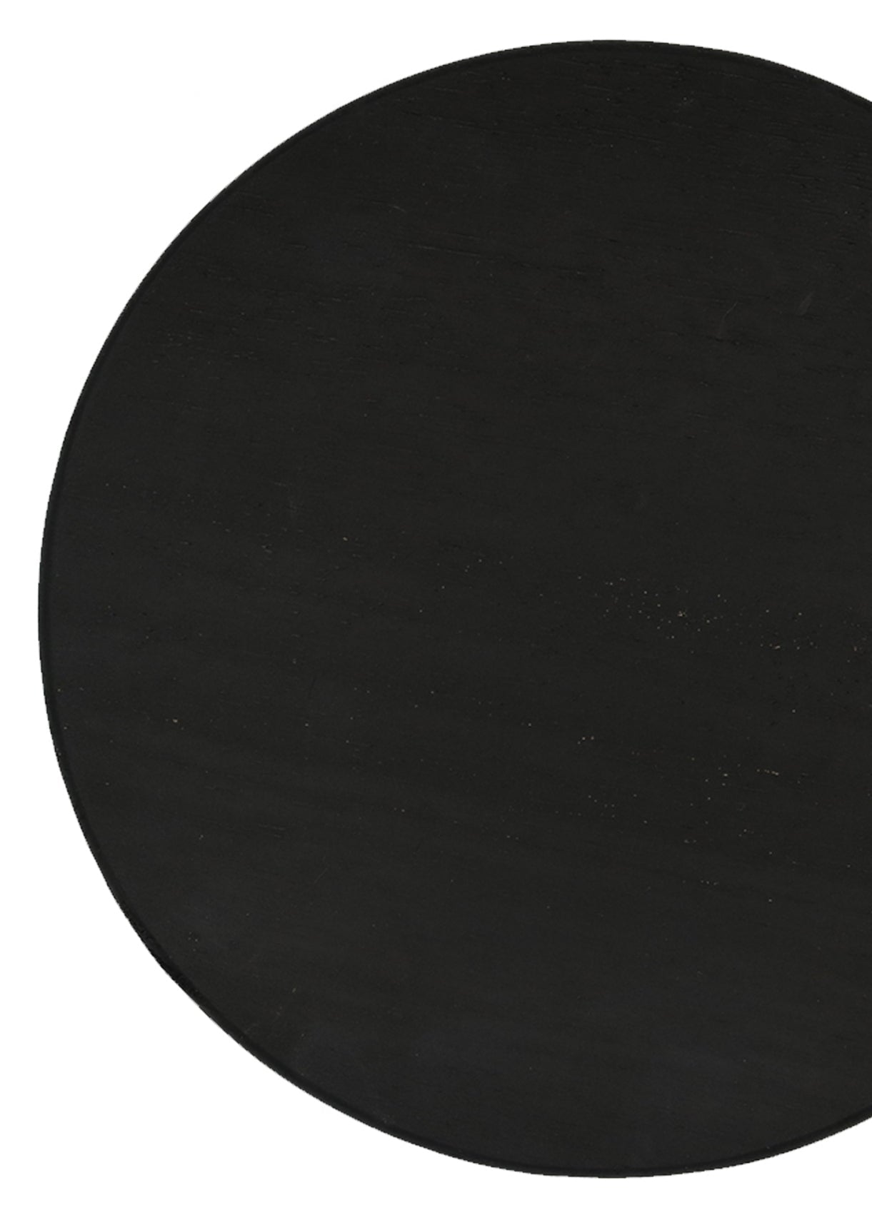 Wood Pedestal Stand - Black