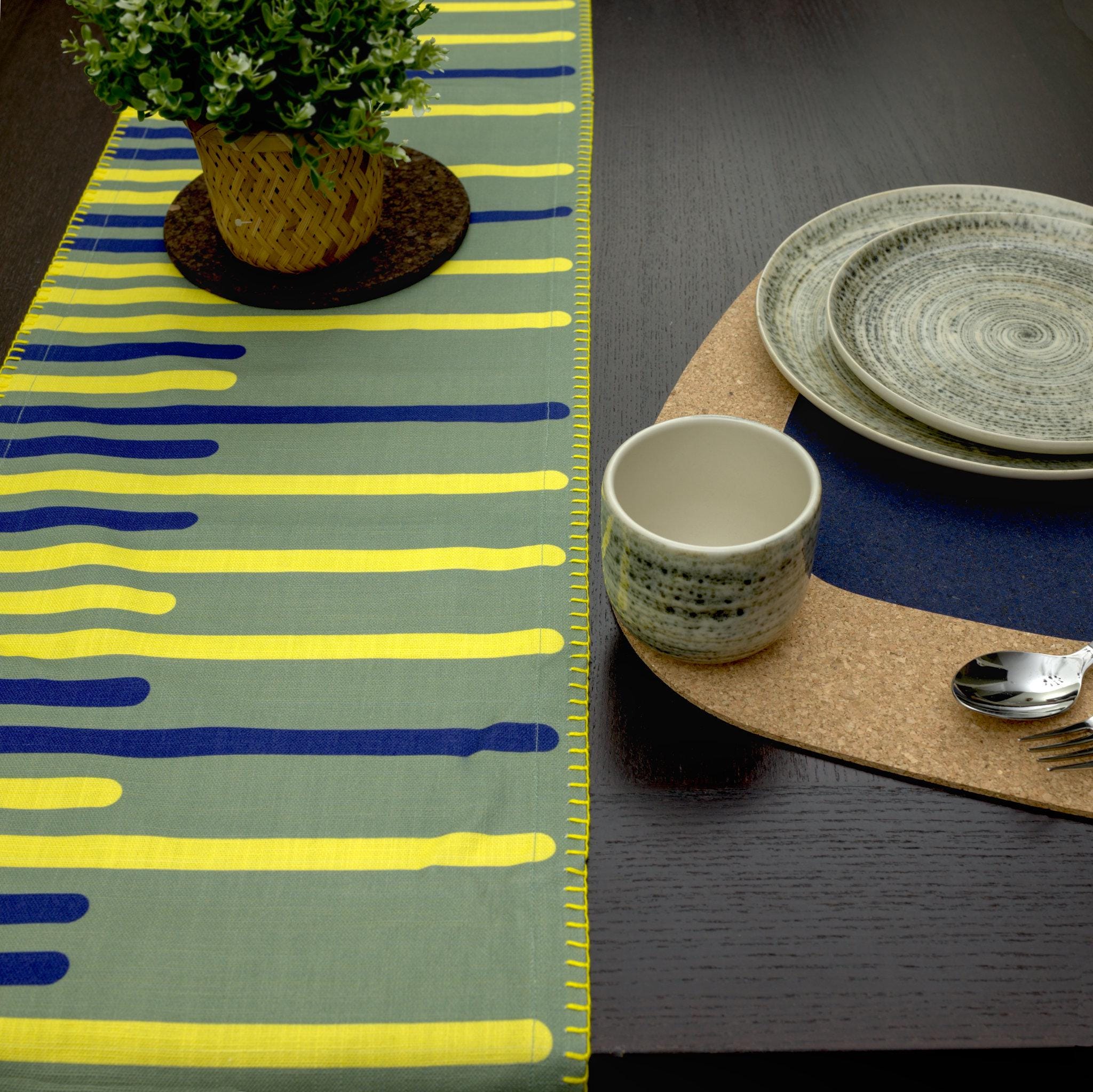 The Yellow Piano Table Runner
