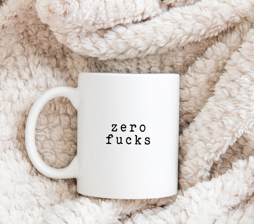 Zero fucks Mug