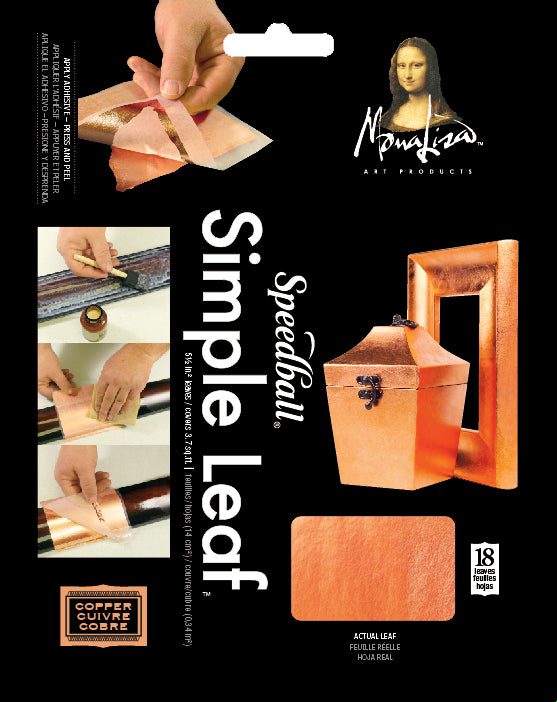 Speedball - Simple Leaf Genuine Copper 5.5"x5.5" / 18 sheets (4548320886871)