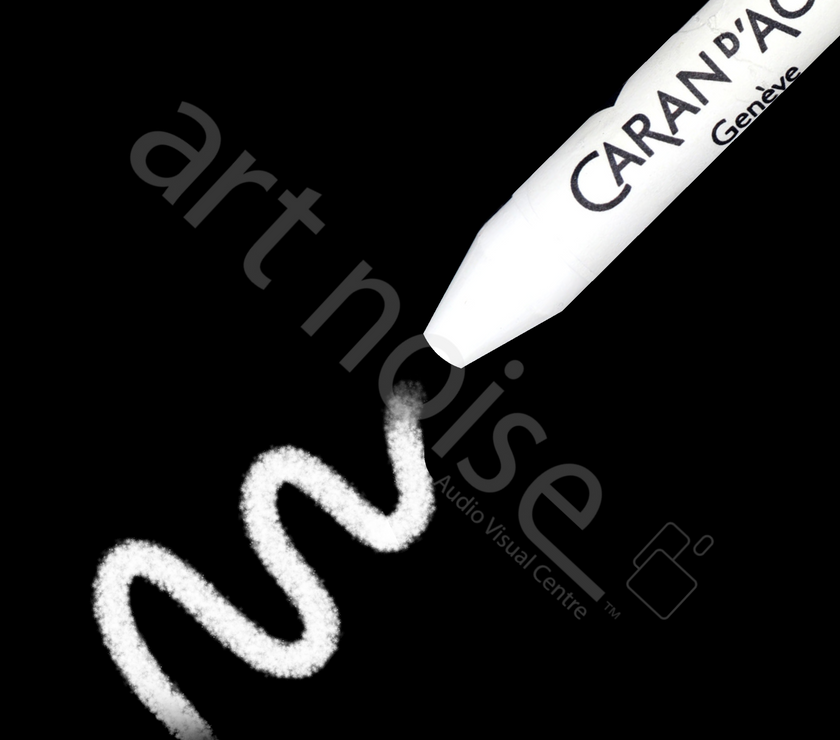 Caran d'Ache - Classic Neocolor II Water Soluble Wax Crayon - Black, White and Greys - Art Noise