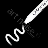 Caran d'Ache - Classic Neocolor II Water Soluble Wax Crayon - Black, White and Greys - Art Noise