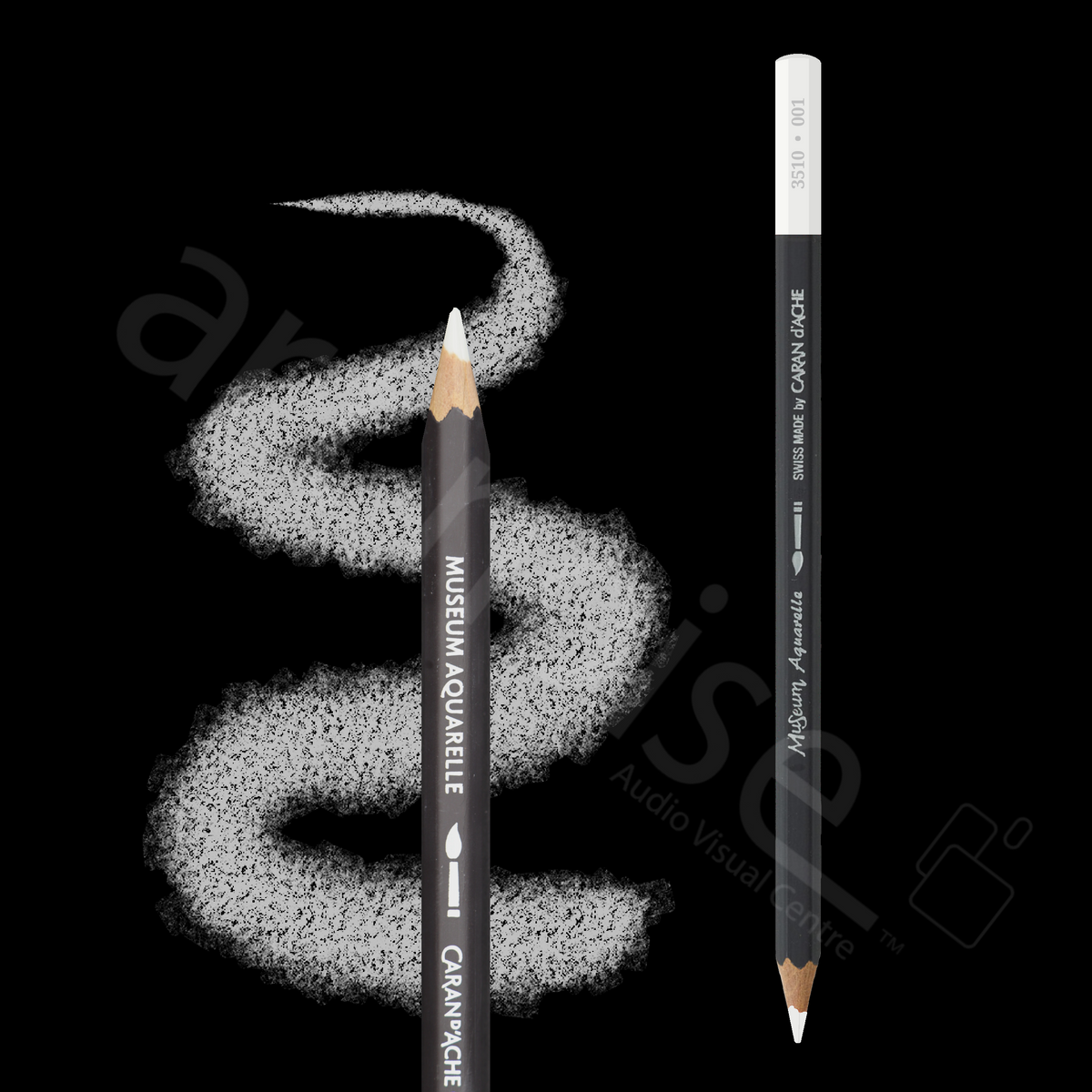 Caran d&#39;Ache - Museum Watercolour Pencil - Black, White and Greys