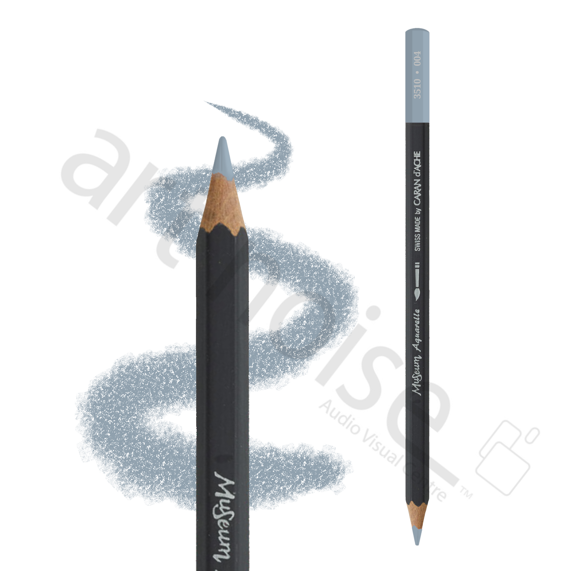 Caran d'Ache - Museum Watercolour Pencil - Black, White and Greys - Art Noise