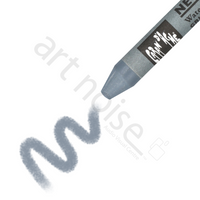 Caran d'Ache - Classic Neocolor II Water Soluble Wax Crayon - Black, White and Greys - Art Noise