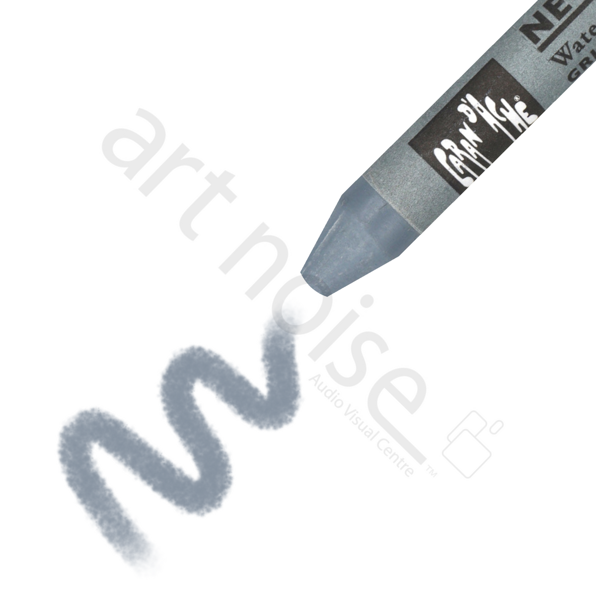 Caran d&#39;Ache - Classic Neocolor II Water Soluble Wax Crayon - Black, White and Greys