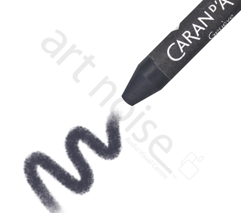 Caran d'Ache - Classic Neocolor II Water Soluble Wax Crayon - Black, White and Greys - Art Noise